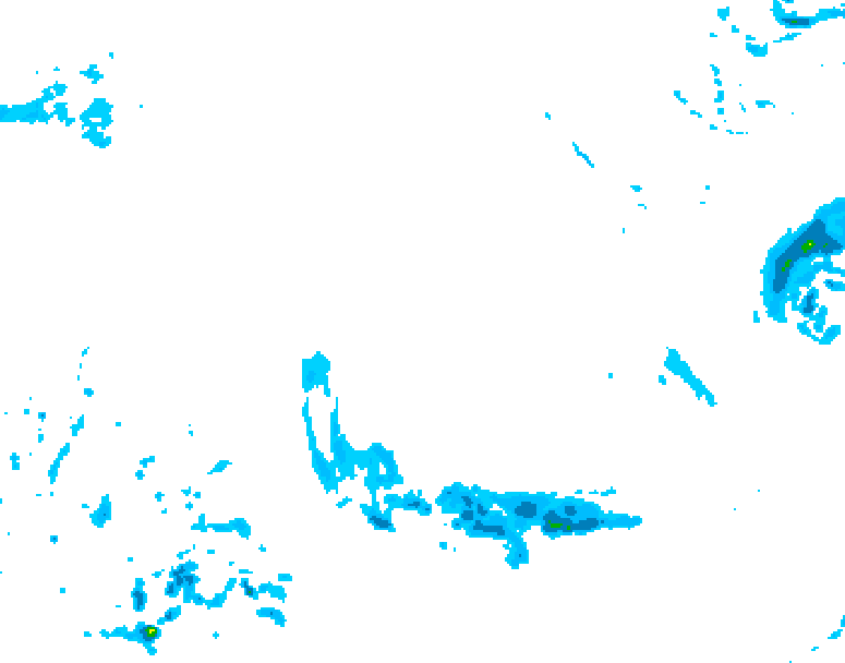 GDPS precipitation 060 hour forecast chart for Canada based on 2026/02/16 0000Z data