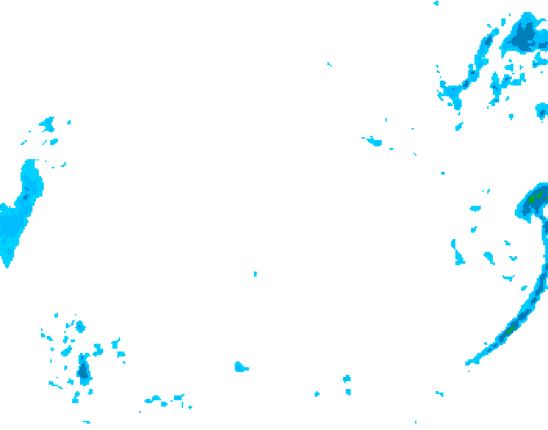 GDPS precipitation 090 hour forecast chart for Canada based on 2026/02/16 0000Z data