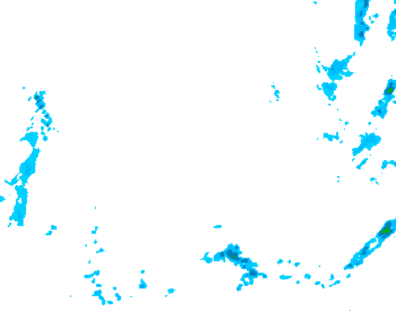 GDPS precipitation 102 hour forecast chart for Canada based on 2026/02/16 0000Z data