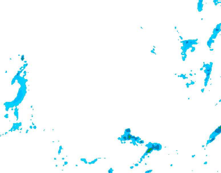 GDPS precipitation 108 hour forecast chart for Canada based on 2026/02/16 0000Z data