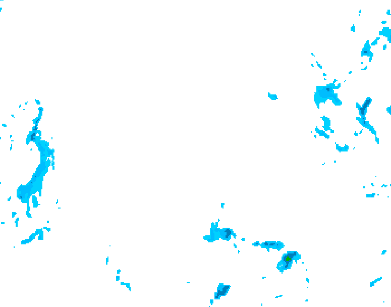 GDPS precipitation 114 hour forecast chart for Canada based on 2026/02/16 0000Z data