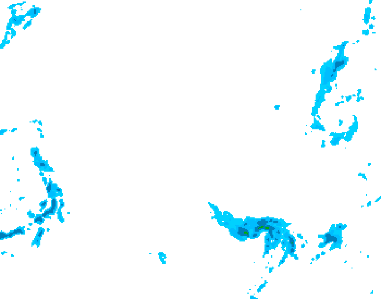 GDPS precipitation 132 hour forecast chart for Canada based on 2026/02/16 0000Z data