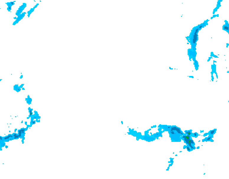 GDPS precipitation 138 hour forecast chart for Canada based on 2026/02/16 0000Z data