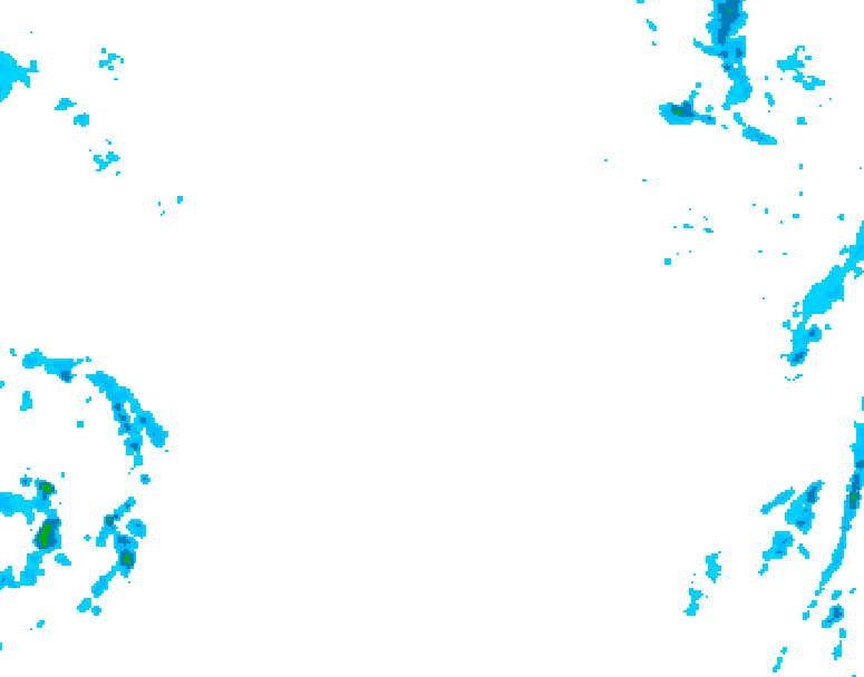 GDPS precipitation 180 hour forecast chart for Canada based on 2026/02/16 0000Z data