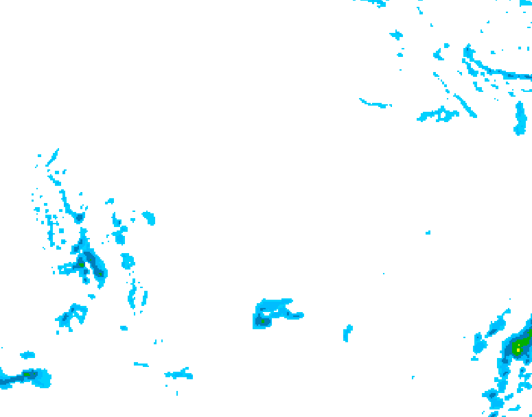 GDPS precipitation 234 hour forecast chart for Canada based on 2026/02/16 0000Z data