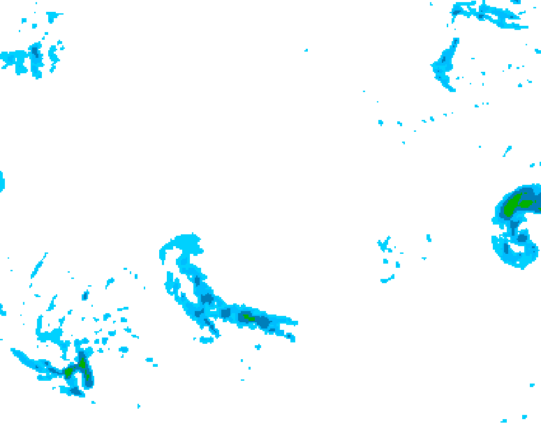 GDPS precipitation 036 hour forecast chart for Canada based on 2026/02/16 1200Z data