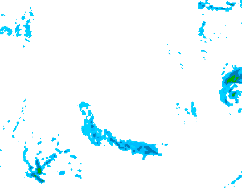 GDPS precipitation 042 hour forecast chart for Canada based on 2026/02/16 1200Z data