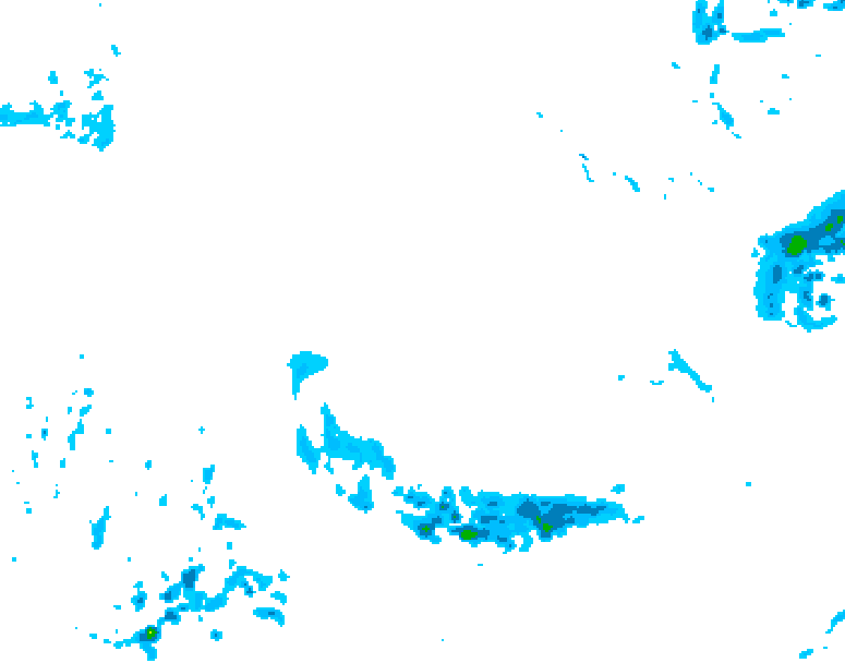 GDPS precipitation 048 hour forecast chart for Canada based on 2026/02/16 1200Z data