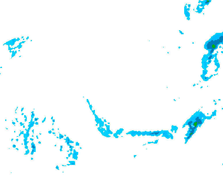GDPS precipitation 060 hour forecast chart for Canada based on 2026/02/16 1200Z data