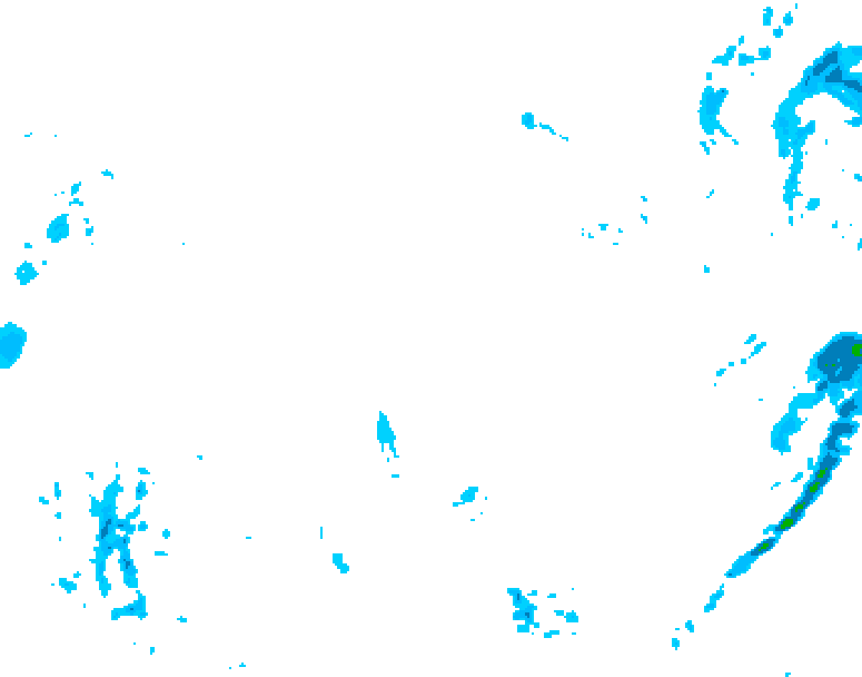 GDPS precipitation 072 hour forecast chart for Canada based on 2026/02/16 1200Z data