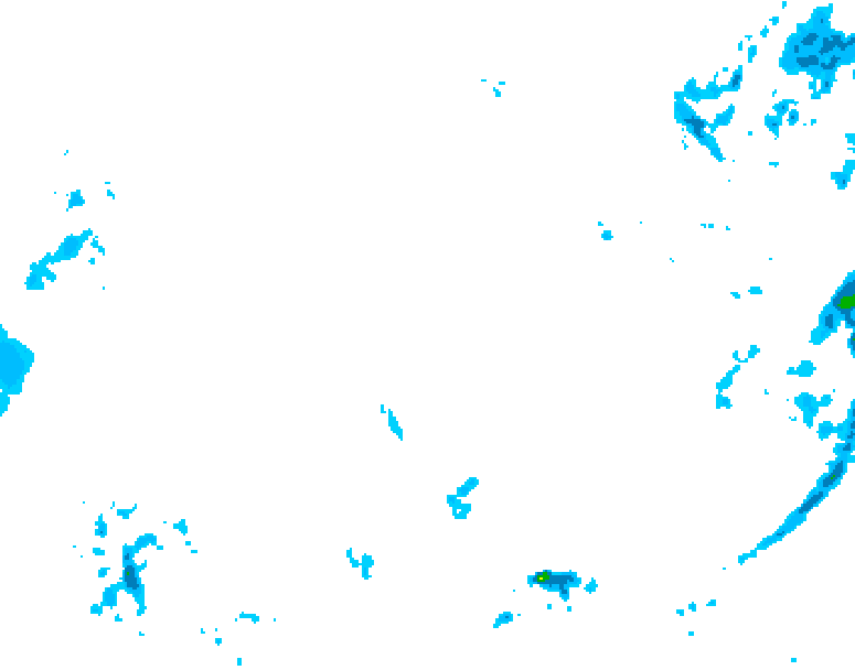GDPS precipitation 078 hour forecast chart for Canada based on 2026/02/16 1200Z data