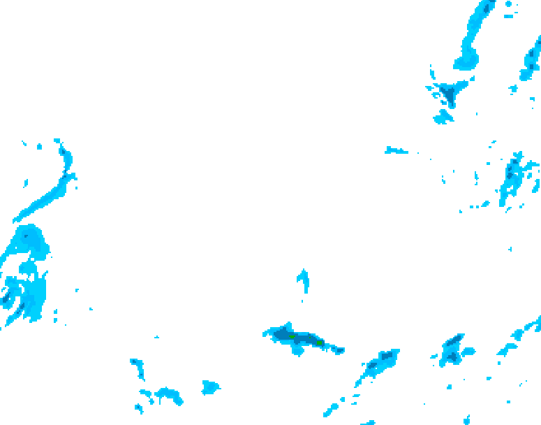 GDPS precipitation 096 hour forecast chart for Canada based on 2026/02/16 1200Z data