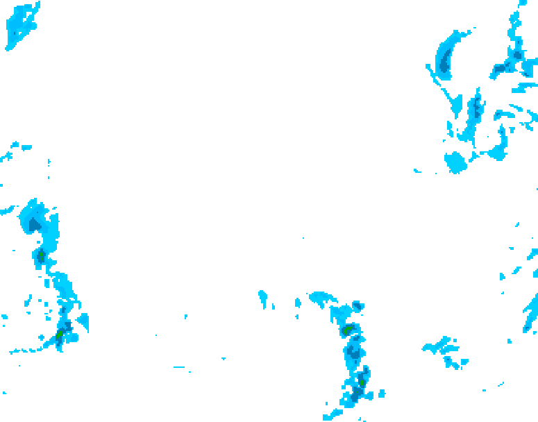 GDPS precipitation 114 hour forecast chart for Canada based on 2026/02/16 1200Z data