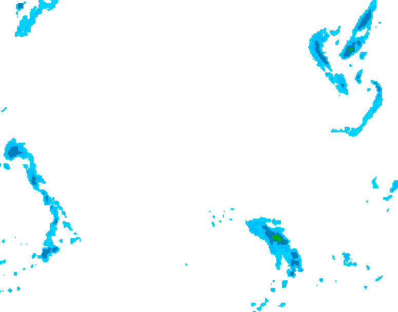 GDPS precipitation 120 hour forecast chart for Canada based on 2026/02/16 1200Z data