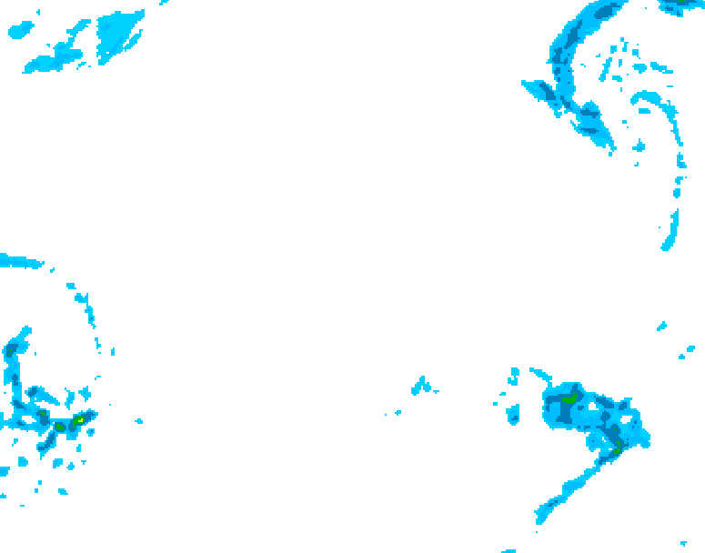 GDPS precipitation 132 hour forecast chart for Canada based on 2026/02/16 1200Z data