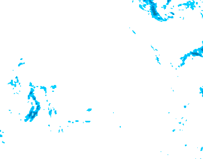 GDPS precipitation 198 hour forecast chart for Canada based on 2026/02/16 1200Z data