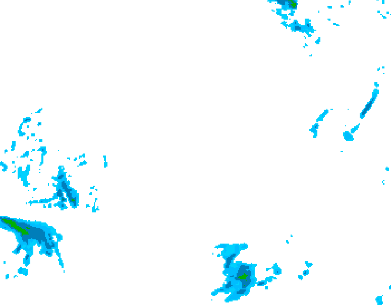 GDPS precipitation 222 hour forecast chart for Canada based on 2026/02/16 1200Z data