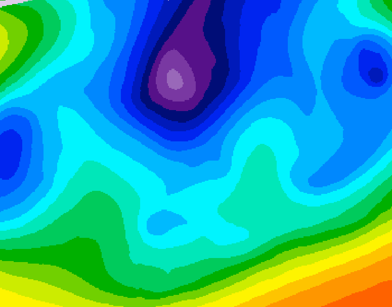 GDPS 500 millibar geopotential height 108 hour forecast chart for Canada based on 2026/02/17 0000Z data
