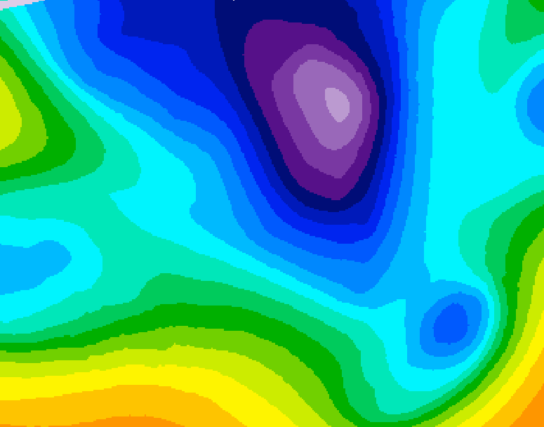 GDPS 500 millibar geopotential height 168 hour forecast chart for Canada based on 2026/02/17 0000Z data