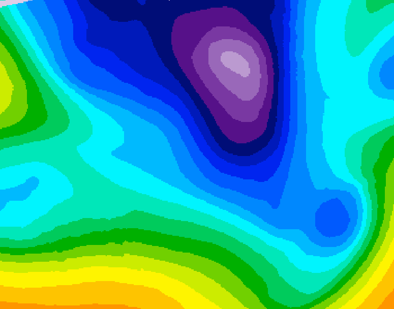 GDPS 500 millibar geopotential height 174 hour forecast chart for Canada based on 2026/02/17 0000Z data
