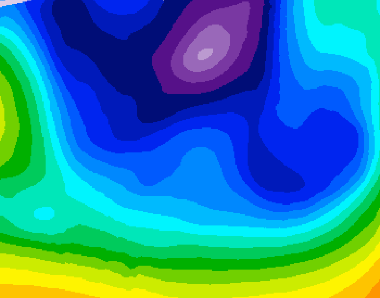 GDPS 500 millibar geopotential height 204 hour forecast chart for Canada based on 2026/02/17 0000Z data