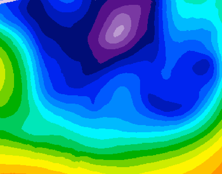 GDPS 500 millibar geopotential height 210 hour forecast chart for Canada based on 2026/02/17 0000Z data