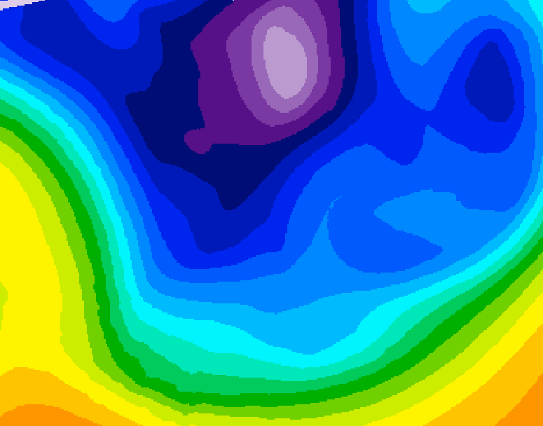 GDPS 500 millibar geopotential height 228 hour forecast chart for Canada based on 2026/02/17 0000Z data