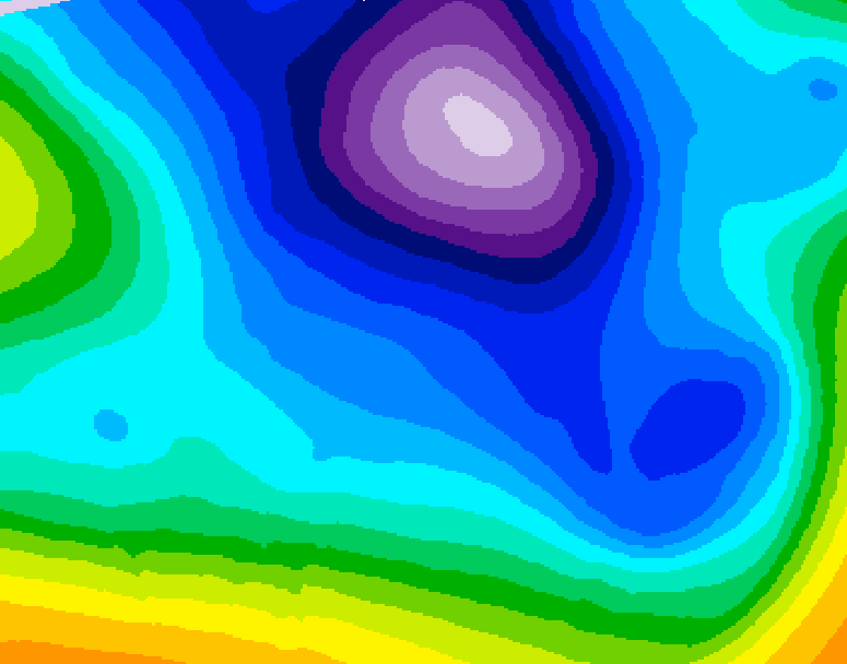 GDPS 500 millibar geopotential height 168 hour forecast chart for Canada based on 2026/02/17 1200Z data