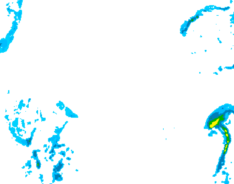 GDPS precipitation 006 hour forecast chart for Canada based on 2026/02/17 0000Z data
