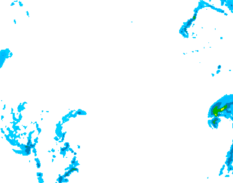 GDPS precipitation 012 hour forecast chart for Canada based on 2026/02/17 0000Z data