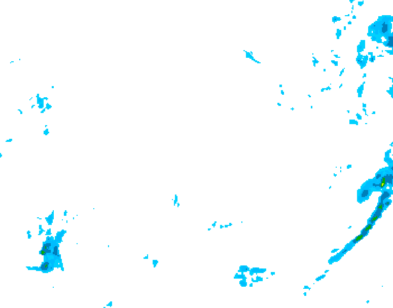GDPS precipitation 060 hour forecast chart for Canada based on 2026/02/17 0000Z data