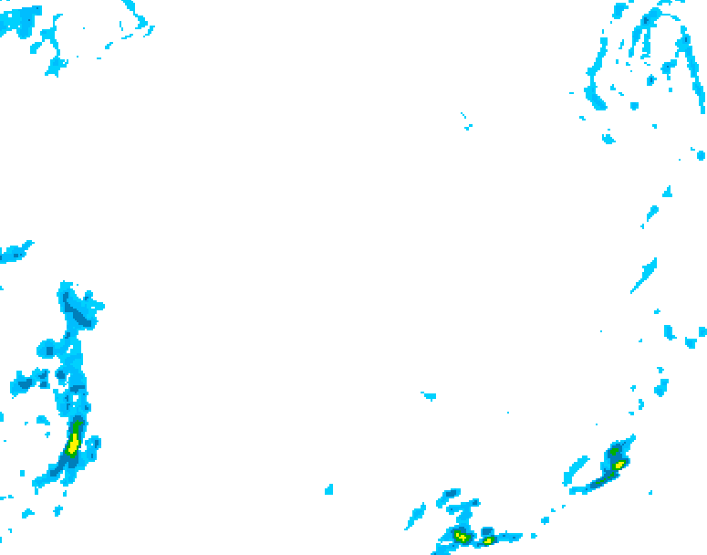 GDPS precipitation 126 hour forecast chart for Canada based on 2026/02/17 0000Z data