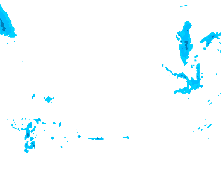GDPS precipitation 204 hour forecast chart for Canada based on 2026/02/17 0000Z data