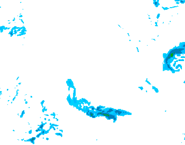 GDPS precipitation 024 hour forecast chart for Canada based on 2026/02/17 1200Z data