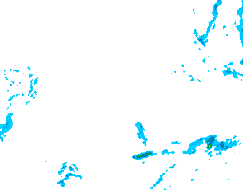 GDPS precipitation 072 hour forecast chart for Canada based on 2026/02/17 1200Z data