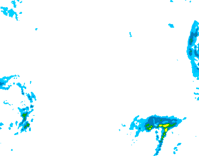 GDPS precipitation 132 hour forecast chart for Canada based on 2026/02/17 1200Z data