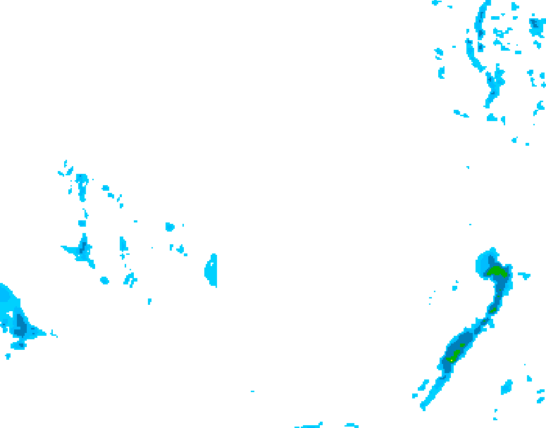 GDPS precipitation 222 hour forecast chart for Canada based on 2026/02/17 1200Z data