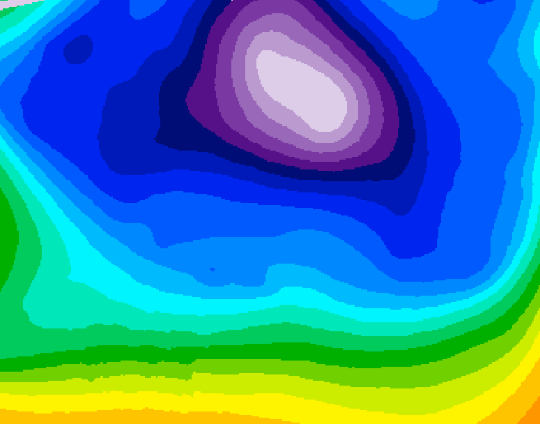 GDPS 500 millibar geopotential height 174 hour forecast chart for Canada based on 2026/02/18 0000Z data
