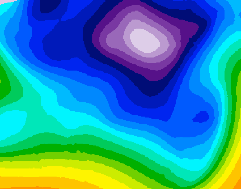 GDPS 500 millibar geopotential height 144 hour forecast chart for Canada based on 2026/02/18 1200Z data