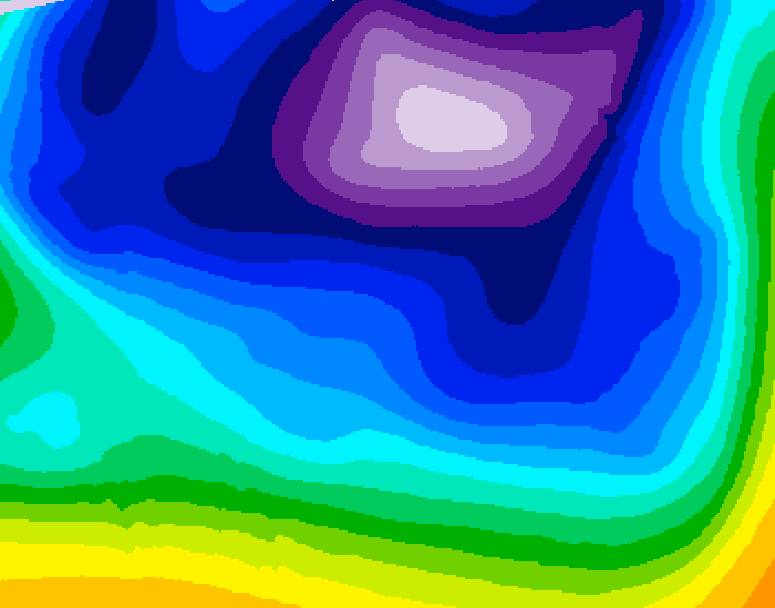 GDPS 500 millibar geopotential height 156 hour forecast chart for Canada based on 2026/02/18 1200Z data