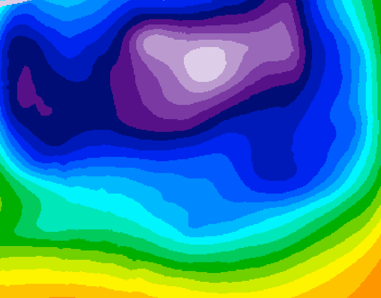 GDPS 500 millibar geopotential height 174 hour forecast chart for Canada based on 2026/02/18 1200Z data