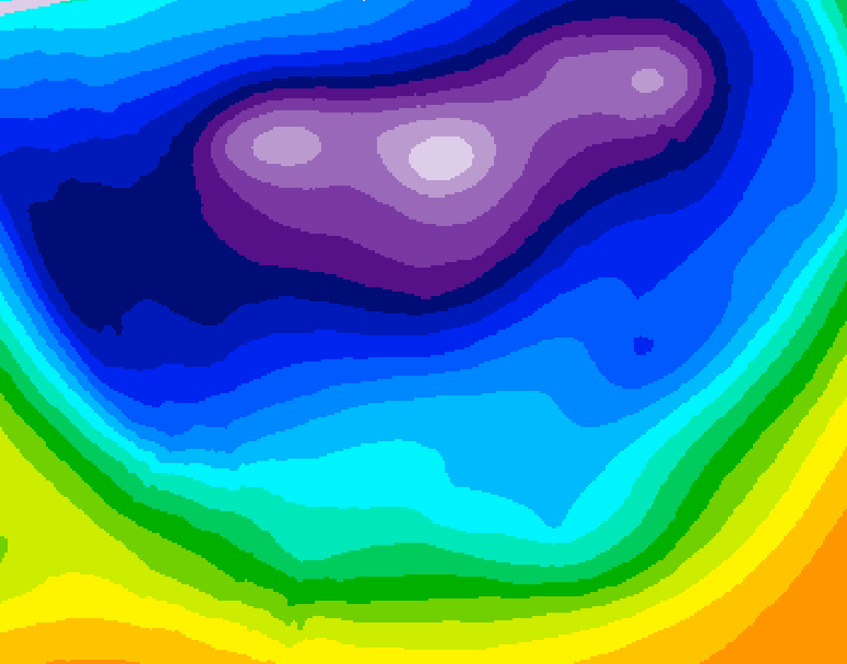 GDPS 500 millibar geopotential height 192 hour forecast chart for Canada based on 2026/02/18 1200Z data