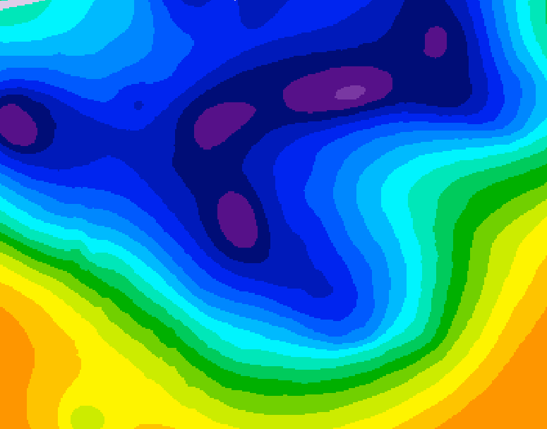 GDPS 500 millibar geopotential height 240 hour forecast chart for Canada based on 2026/02/18 1200Z data
