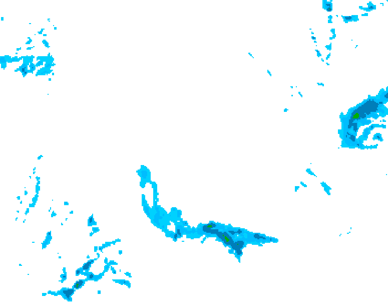 GDPS precipitation 012 hour forecast chart for Canada based on 2026/02/18 0000Z data
