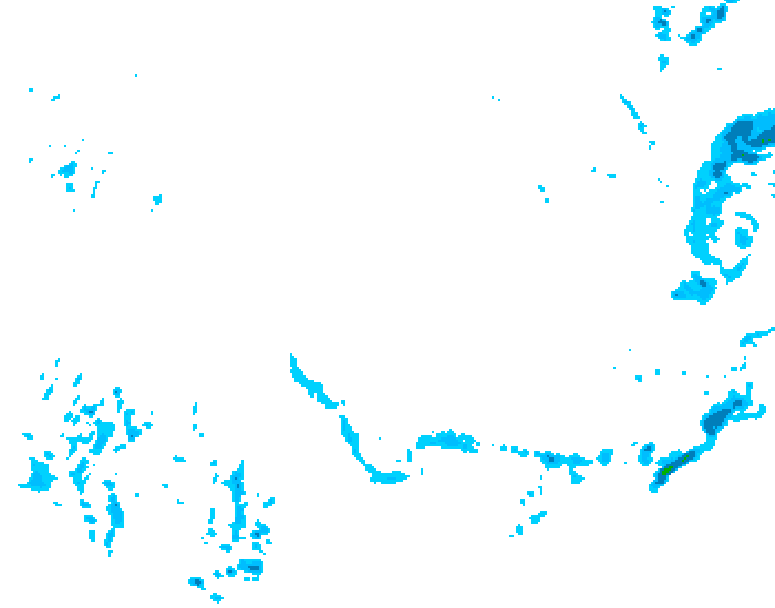GDPS precipitation 024 hour forecast chart for Canada based on 2026/02/18 0000Z data