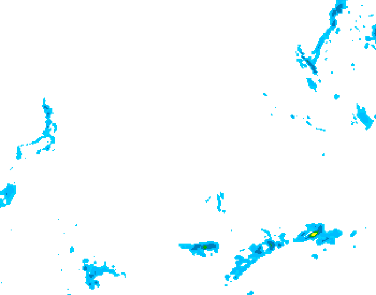 GDPS precipitation 054 hour forecast chart for Canada based on 2026/02/18 0000Z data