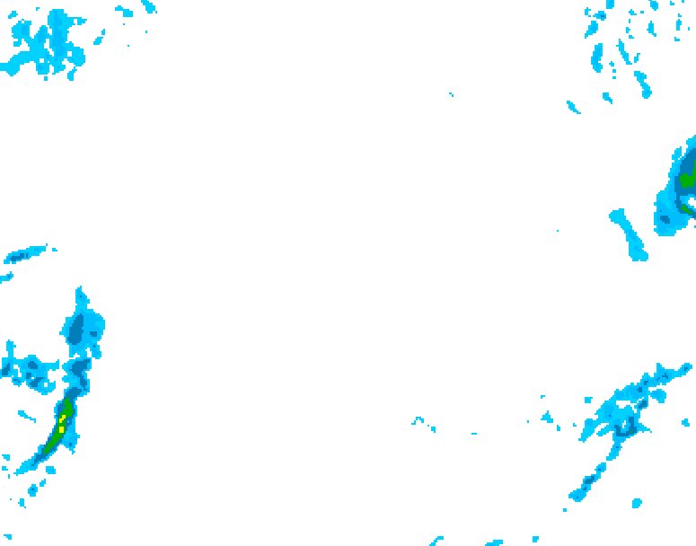 GDPS precipitation 102 hour forecast chart for Canada based on 2026/02/18 0000Z data