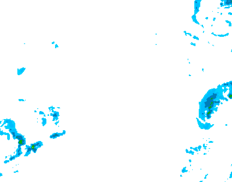 GDPS precipitation 150 hour forecast chart for Canada based on 2026/02/18 0000Z data