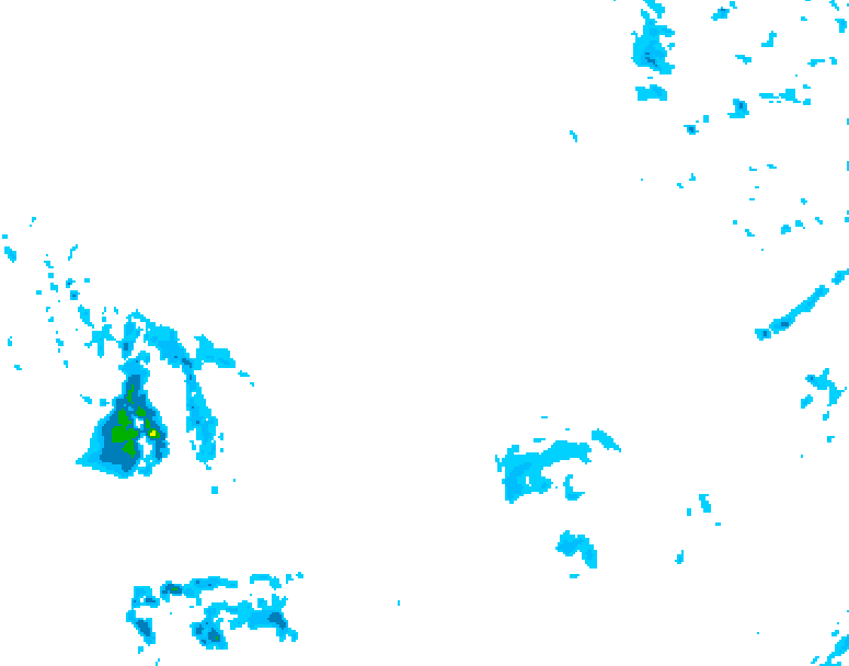 GDPS precipitation 198 hour forecast chart for Canada based on 2026/02/18 0000Z data