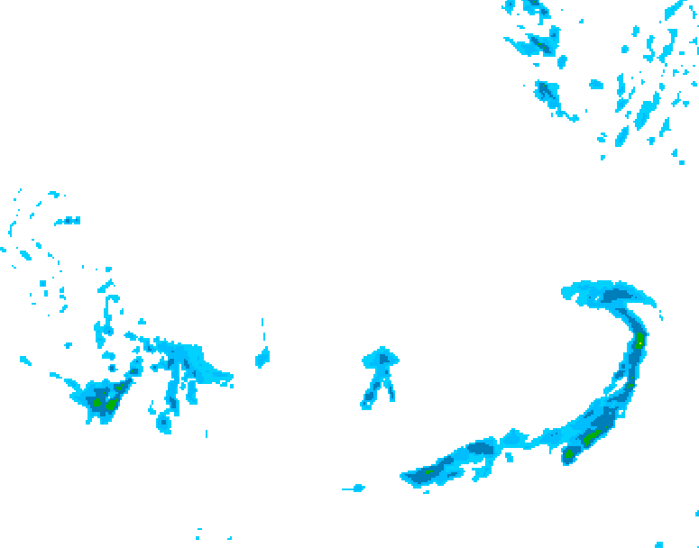 GDPS precipitation 222 hour forecast chart for Canada based on 2026/02/18 0000Z data